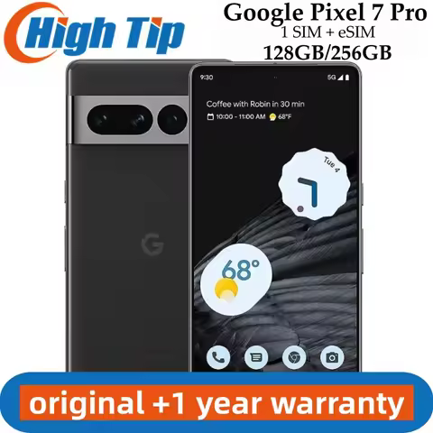 Unlocked Google Pixel 7 Pro 7Pro 5G 12GB RAM 128/256GB ROM 6.7" AMOLED NFC Google Tensor G2 Octa Cor