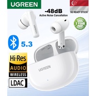UGREEN HiTune T6 ANC TWS Wireless Earbuds Active Noise Cancellation Bluetooth 5.3 Earphone for iPhone Samsung Galaxy