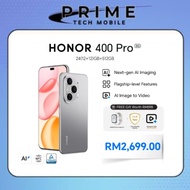 HONOR 400 Pro 5G 24(12+12)GB+512GB Smartphone Next-Gen AI Imaging [Ready Stock]