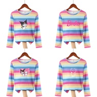 baju t-shirt quick dry Kartun Chibi Kanak-kanak Tee Budak lelaki usia sekolah Budak perempuan usia s