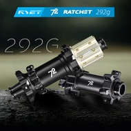 Ready Stock! RYET 72T Ratchet MTB Hub Ultralight 292g, Centerlock/6-Bolt Disc Brake Ceramic Bearings