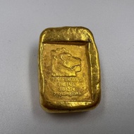 Little Yellowfish Ancient Gold Bar Coin Gold Ingot Gold Nugget Gold Brick Gold Coin Antique Brass Pl