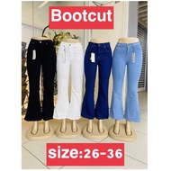 🌈 Ladies Denim Bootcut Kain Getah [Ready Stock] In Malaysia 🇲🇾