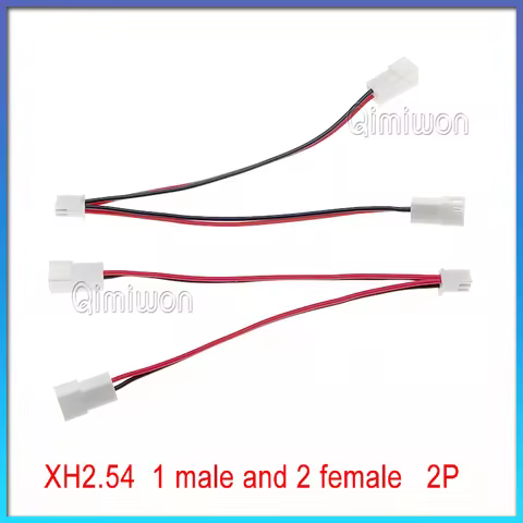 Fan Cable GPU XH2.54 Mini 2/3/4/5/6Pin 1 To 2 Way CPU 2/3/4/5/6Pin PWM Fan Connector Cable Lead Y Sp