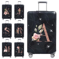 Luggage Cover Stretch Fabric Suitcase Protector Baggage Case 18-32 Inch Suitcase Case Rose Gold Seri