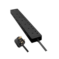 Schneider施耐德6位獨立開關安全插座連2位USB(1A1C)充電插座附3米線TSH36ACUSB_3_DG - 石墨灰