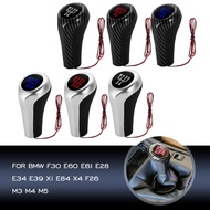 ไฟ LED หัวเกียร์เกียร์5/6ความเร็วรถแฮนด์บอลแท่งเกียร์รถยนต์สำหรับ F30 E60 E61 E28 E34 E39 X1 X3 E84