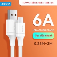 6A USB A to C Fast Charging Cable Genuine 6A 66W Super Fast Charging Cord