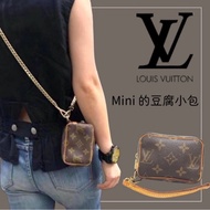 ⁺⊹古董精品⊹⁺┇LV mini 豆腐包✦可斜揹