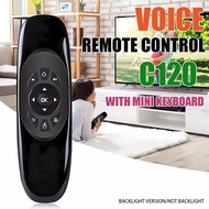 2.4G RF Remote Control C120 Air Mouse Wireless Keyboard Backlight for Android Smart TV Box