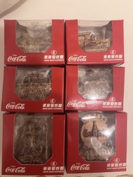 可口可樂 X 東東雲吞麵 火車套裝 啞金色 一套6款