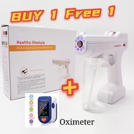 Fogging Machine Disinfectant Spray Gun Handheld Wireless Atomizer Fog Blue Light Nano Spray Disinfectant Liquid GOOD