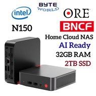 ORE BNCF B01 Intel N150 Windows Mini PC 32GB RAM DDR4 2TB NVME SSD PC Gaming PC Computer Desktop