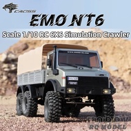Crossrc Emo Nt6 Rtr 6wd 6x6 1/10 Rc Electric Remote Control Model Car Off-road Crawler Adult Childre