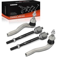 A-Premium Set of 4, Front Inner and Outer Tie Rod End Kit, Compatible with Mercedes-Benz C300 2015-2