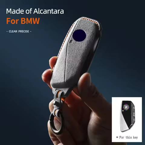 Car Key Shell housing Suede For BMW I7 X7 735i 740i G07 LCI IX I20 X1 U11 7 Series G70 G09 XM U06 G8