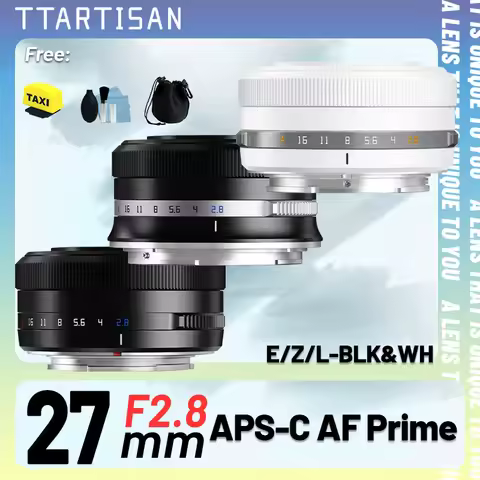 TTArtisan APS-C Auto Focus 27mm F2.8 Large Aperture Lens for Fuji X Mount XF Sony E Nikon Z XT30 XA5