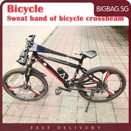 [bigbag.sg] Indoor MTB Road Bike Trainer Frame Strap Bicycle Sweat Cover Guard Net