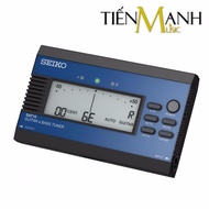 Máy lên dây đàn Guitar Seiko SAT10 Blue (Dùng cho Ghi-ta Acoustic Classic Điện Electric Bass Tuner)