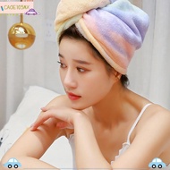 ICAOE103 Hair Drying Wrap, 25*65cm±1cm polyester Hair Towel Wrap, Soft Colorful Microfiber Hair Towe