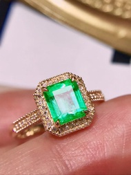 哥倫比亞祖母綠戒指  1.3克拉