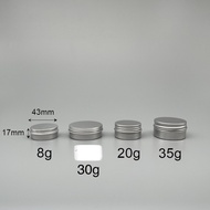 Rotating Snail Sprout Aluminum Box 8g~120g (Product 100% Made In Taiwan) Cream Lipstick Cosmetic Sto