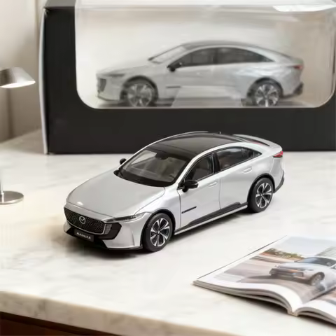 1/43 MAZDA EZ-6 Coupe Alloy Car Model Diecasts Metal New Energy Electric Vehicles Car Model Miniatur