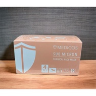 Medicos Ultra Soft 4Ply Sub Micron Surgical Face Mask 50pcs Peach