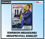 ORIGINAL MEGASOUND/MEGAPRO PLUS SONGBOOK AND FULL SONGLIST