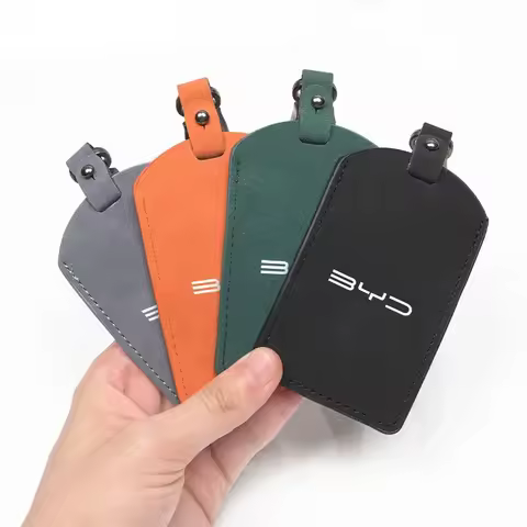 1Pc Alcantara Style Car NFC Card Key Bag For BYD Atto 3 Yuan Plus Dolphin Seal Seagull Tang Han Song