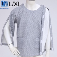 [Gazechimp] Bedridden Patient Clothing Hospital Gown Simple Easy Wear Medical Outfit