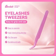 DOROLAB pink tweezer – best match for 100 clusters DIY lashes