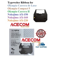 Nakajima Typewriter Mesin Taip AX-150 AX-160 AX-220 AX210 AX-210 Ribbon Ink Olympia Carrera De Luxe