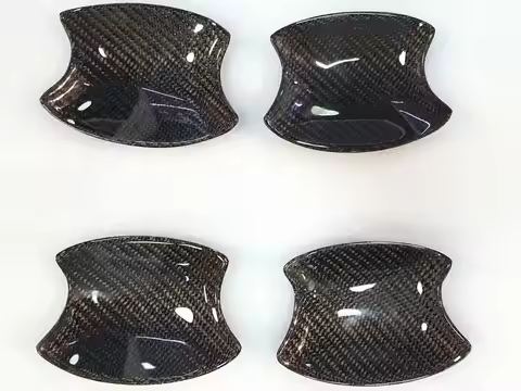 Real Carbon Fiber door handle protector fit for Honda 2018 Civic Type-R FC FK7 FK8