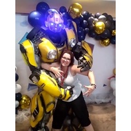 2.5m-2.7m Helmet Change Face adult robot/Action transformers/custome Led Robot-Suits life size led c