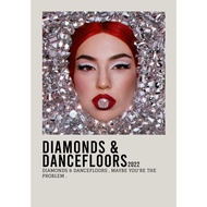 Poster Cover Album Diamonds & Dancefloors by ​Ava Max famous singer for room/wall