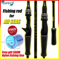 🛶Highly Carbon Fiber Lure Fishing rod High Quality Ultra Light Casting Spinning Solid Tip Micro-jigging rods 1.8M/5FT 2.1M/7FT/7kaki 30lb Daiwa Shimano Bossna Abu Garcia Lemax Surf Rapala SHIMANO sougayilang ghotda JOF Murah Terbaik