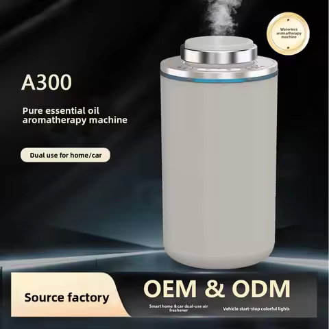 Mini Waterless Car Aroma Diffuser USB Rechargeable Portable Fragrance Scent Machine for Bedroom Toil