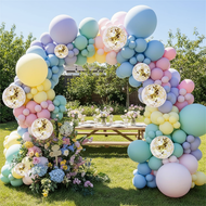 Latex Balloon Set, 165-Piece, Party & Birthday Decorations, Balloon Pack