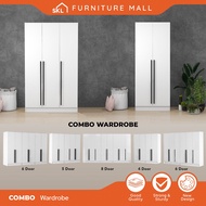 SKL Furniture 15MM THICKNESS Wood 2/3 Doors Wardrobe / ALMARI BAJU