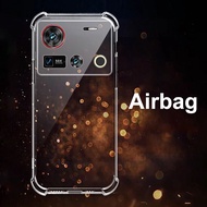 For Nubia Z70 Ultra Reinforced Corners Soft TPU Shockproof Airbag Case For Nubia Z70Ultra Clear Cove
