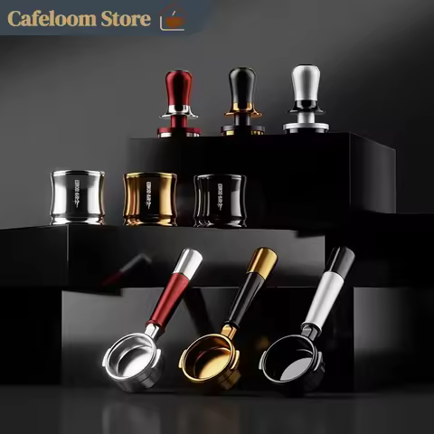 Mhw-3bomber Stream Light Series Set Constant Force Tamper Bottomless Portafilter Dosing Funnel Unive