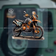 N150 Desert Dakar Rally Motorcycle Champion Model Battle Damage Wind Reflective Sticker Off-Road Dak