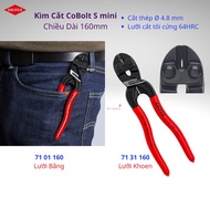 Knipex CoBolt S mini Cutting Pliers Huge Force Length 160mm Nail Cutting Ø 4.8mm Code 71 01 160 and 