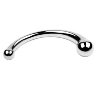 Adult sex toys, metal double-ended anal plug, anal stimulator for men and women G Point massage sm M