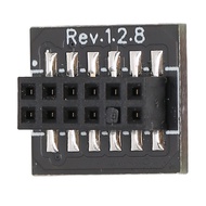 Encryption Security Module,12Pin SPI TPM2.0 Safe Stable Performance Durable 12 Pin SPI Module for Wi