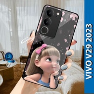 Vivo V29 5G V29E Case - Vivo V29 5G V29E Softcase - Latest Casing - Vivo V29 5G V29E glass softcase 