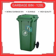 KT WARE 120 Liter Plastic Dustbin Tong SAMPAH BERTUTUP