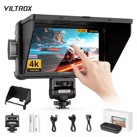VILTROX DC-550 Pro Portable Monitor 5.5" 1920x1080 4K Profissional Monitors HDMI Touch Screen Field 