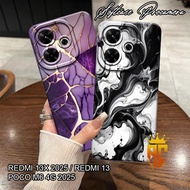 Case Xiaomi Redmi 13x - Redmi 13 - Redmi poco M6 Beautiful Marble Motif - Case hp - Redmi Case [CD2]